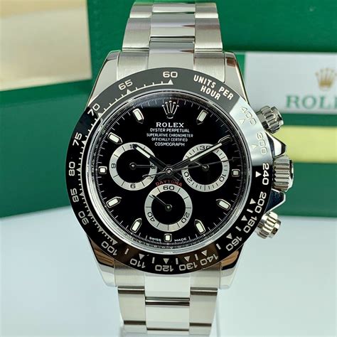 rolex daytona black dial 116500ln|Rolex daytona 116500 for sale.